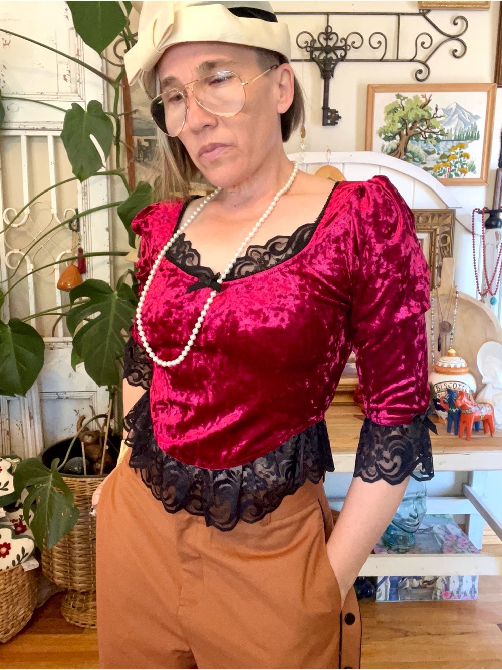 New! DIM THE LIGHT VELVET BUSTIER TOP- RED Widow - Dolls Kill Ren Fair